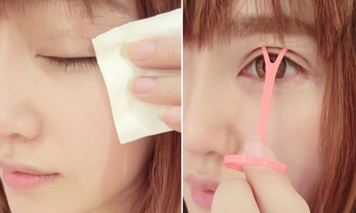 Mẹo tạo mắt 1 mí thành 2 mí xinh lung linh cho chị em3